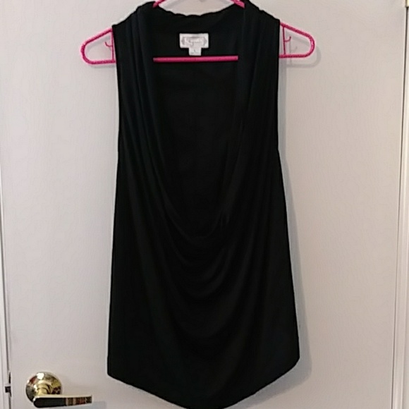 Dressy black Shyanne sleeveless top - Picture 1 of 4